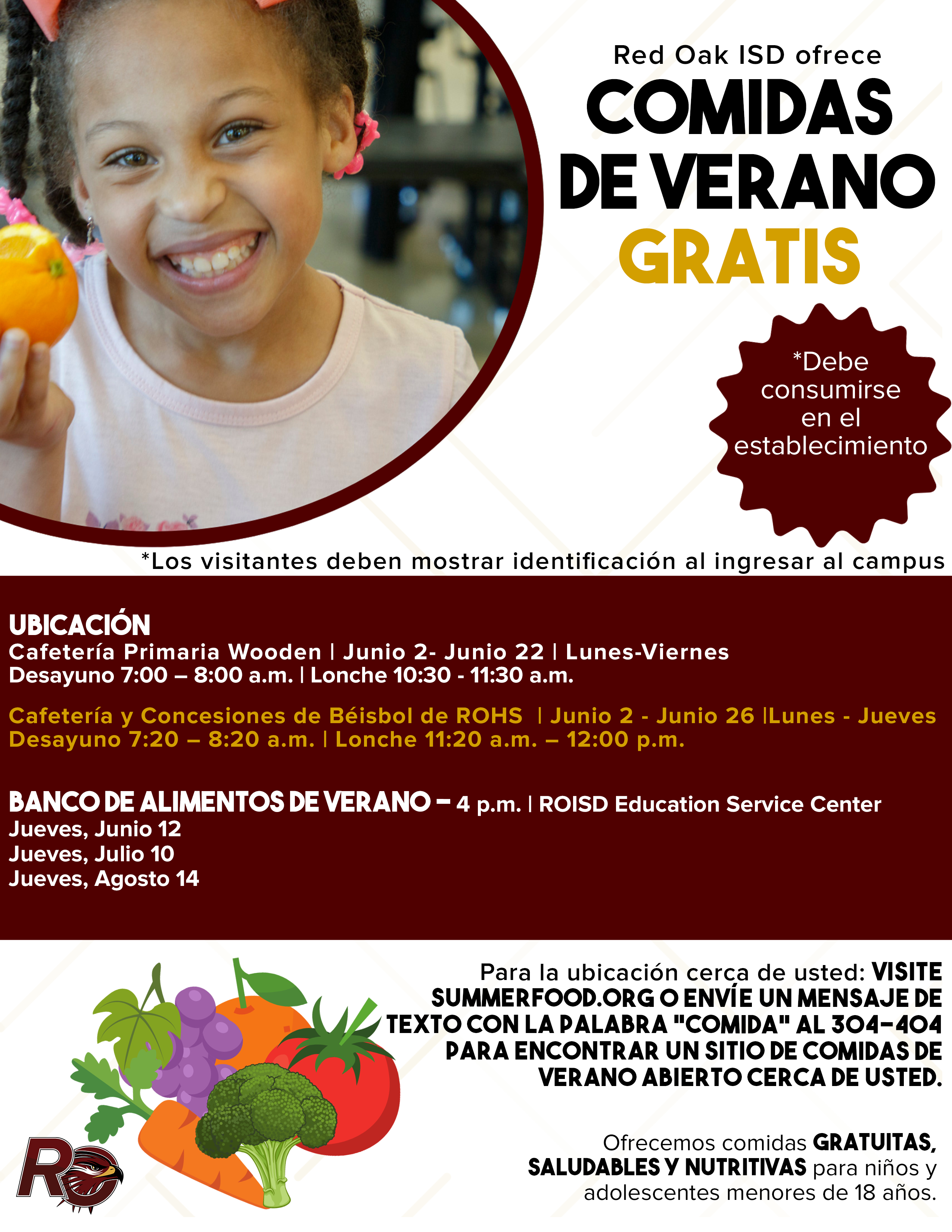 DTS summer meals